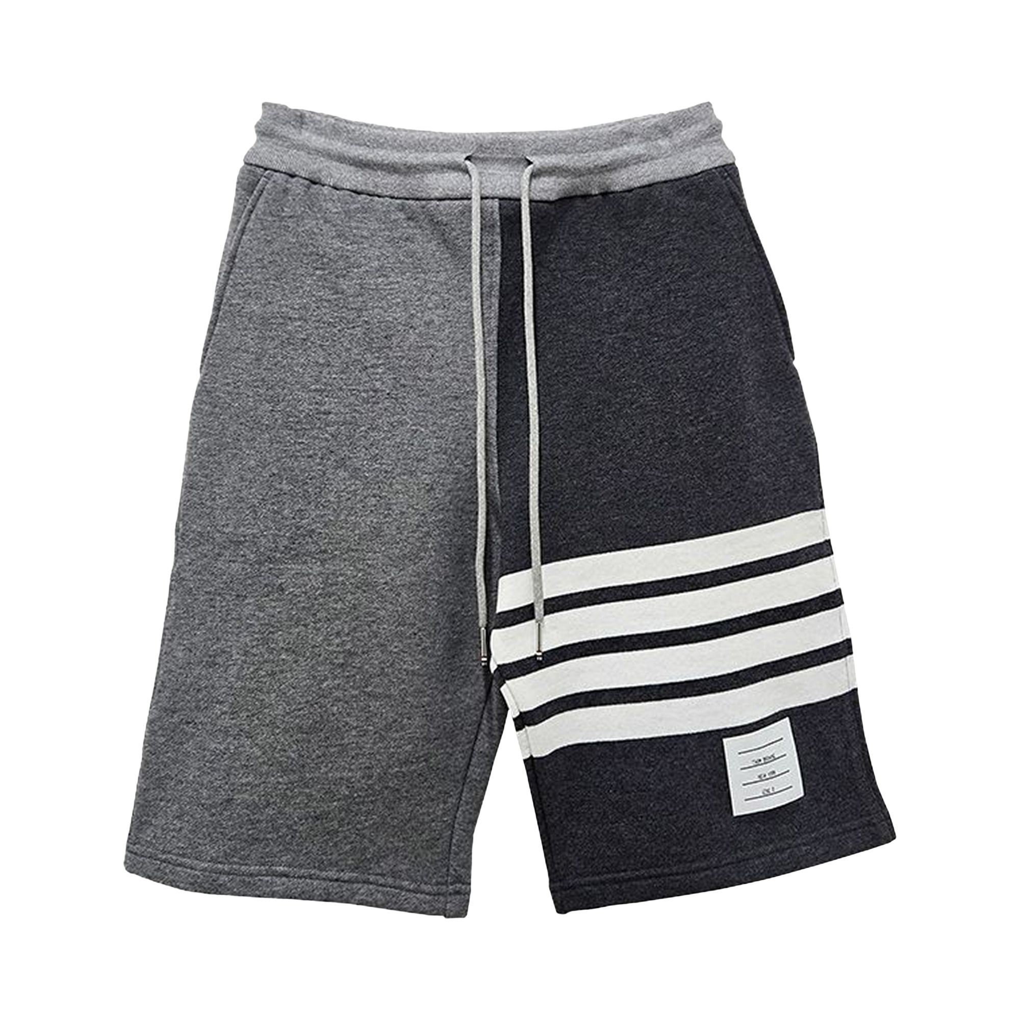 Pre-owned Thom Browne Classic Loop Back Sweat Shorts 'tonal Grey' | Men's Size 5 In Gray