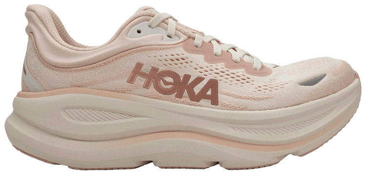 HOKA Wmns Bondi 9 Rose Latte Cream
