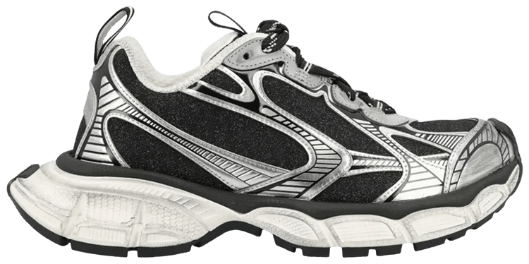 Balenciaga Wmns 3XL Lace Up Black Silver