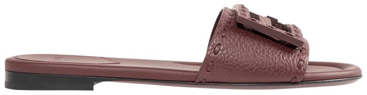 Fendi Wmns Baguette Slide Bordeaux