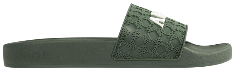 Amiri MA Quad Pool Slide Dark Sage