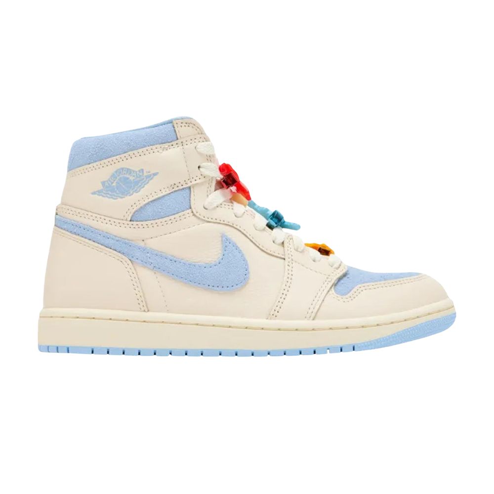 Wmns Air Jordan 1 High OG 'Pale Ivory Pyschic Blue' | Women's Size 6.5 - FD2596-102