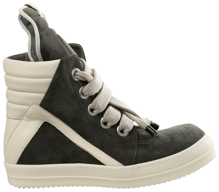 Buy Rick Owens Jumbolace Geobasket Sneaker 'Euca Milk' - RU01F2898