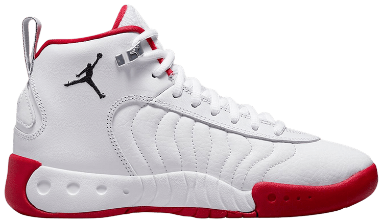 Air Jordan Jumpman Pro GS White True Red Metallic Silver