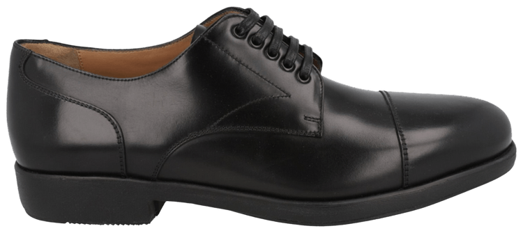 Ferragamo Larry Leather Oxford Black