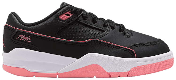 Air Jordan Flight Court GS Black White Pink Gaze