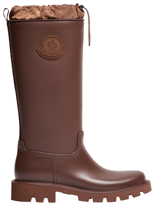 Moncler Wmns Kickstream High Rain Boot Brown