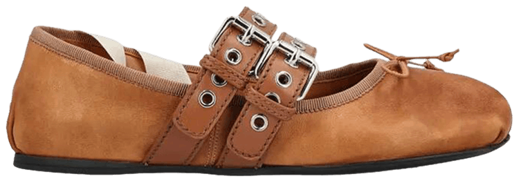 Miu Miu Wmns Ballerina Caramel