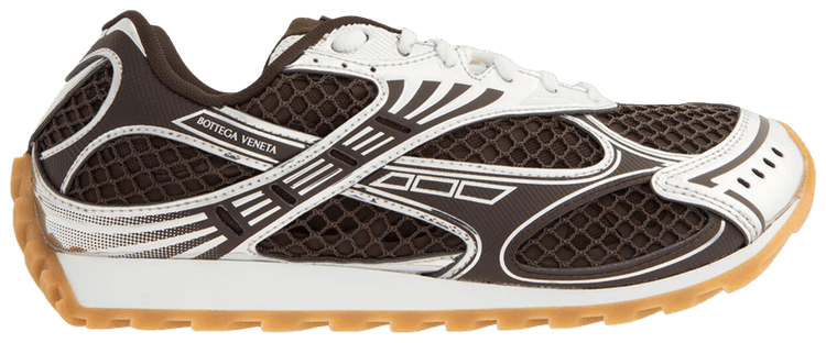 Bottega Veneta Wmns Orbit Low Top Lace Up Fondant Silver