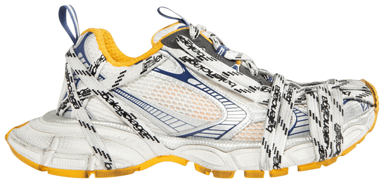 Balenciaga 3Xl Extreme Lace White Navy Orange