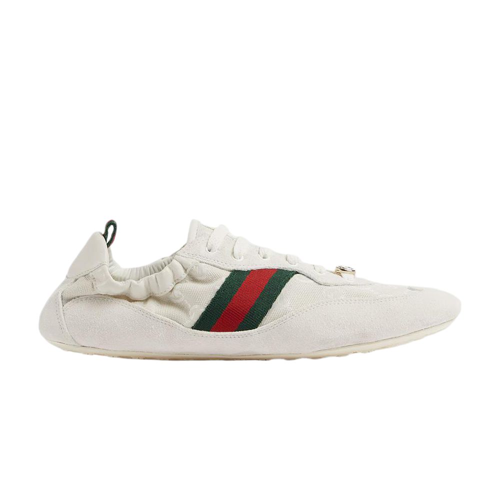 Gucci Wmns Shift Sneaker 'Off White Green Red' | Women's Size 6.5 - 857963-AAF2F-9163