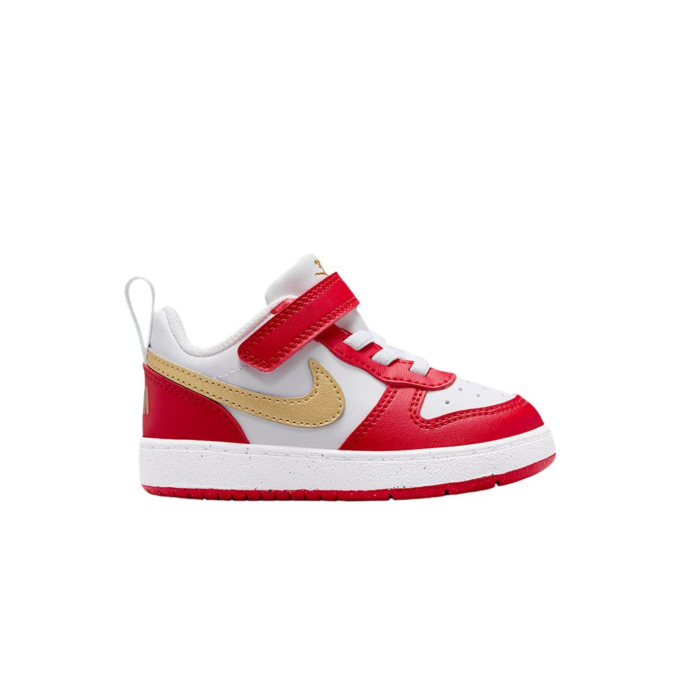 Nike Court Borough Low Recraft TD 'White University Red' | Infant Size 6 - DV5458-137