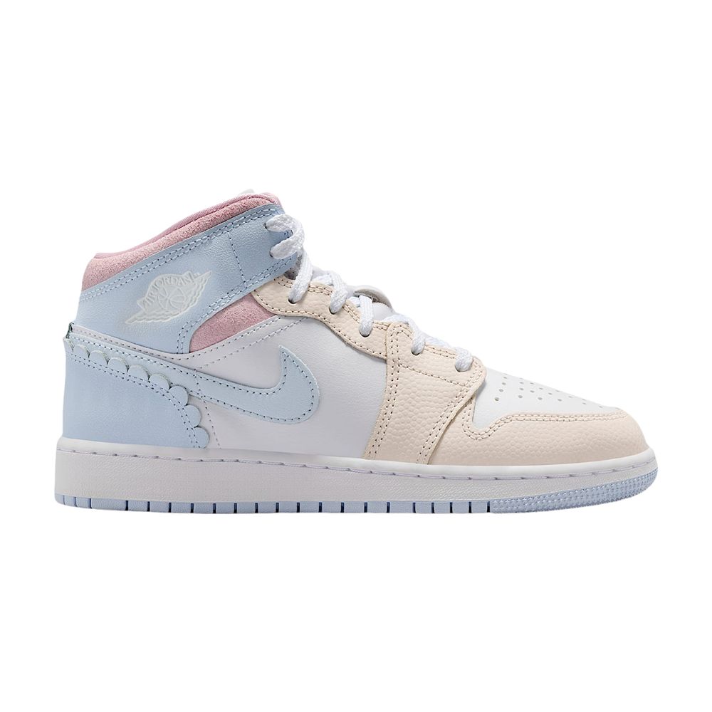 Air Jordan 1 Mid SE GS 'Half Blue' | Kid's Size 5 - IB7057-403
