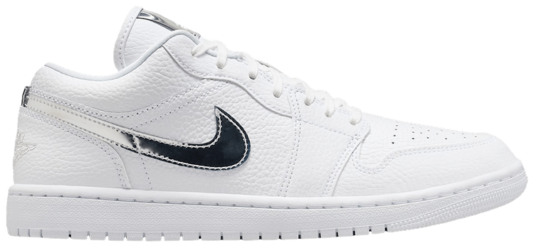 Air Jordan Wmns 1 Low SE White Metallic Silver