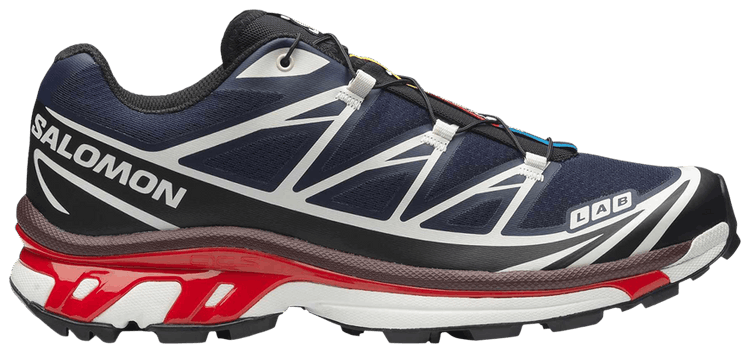 Salomon XT 6 Maritime Blue Black Fiery Red