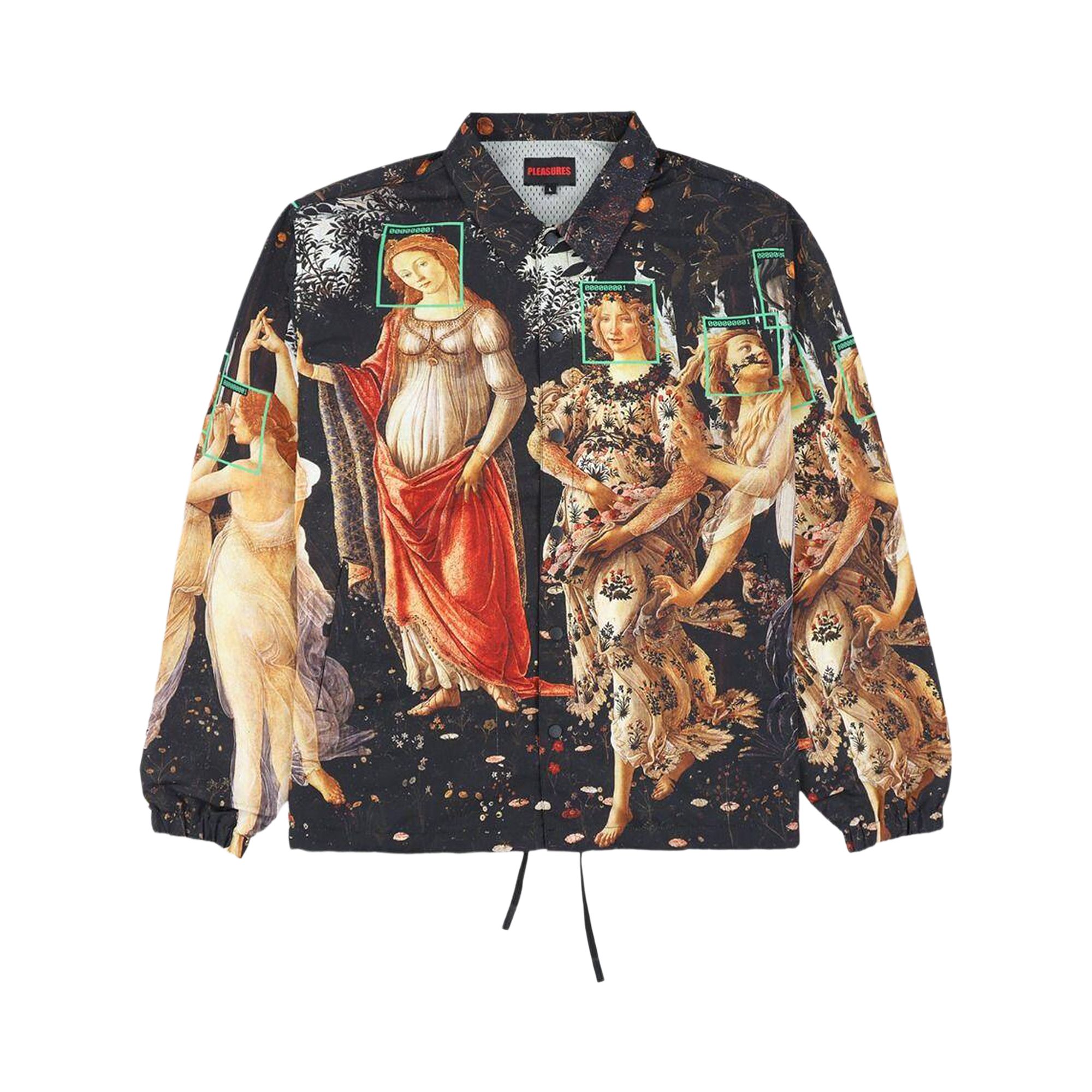 Pre-owned Pleasures Facial Coach Jacket 'multicolor' | Multi-color | Men's Size L