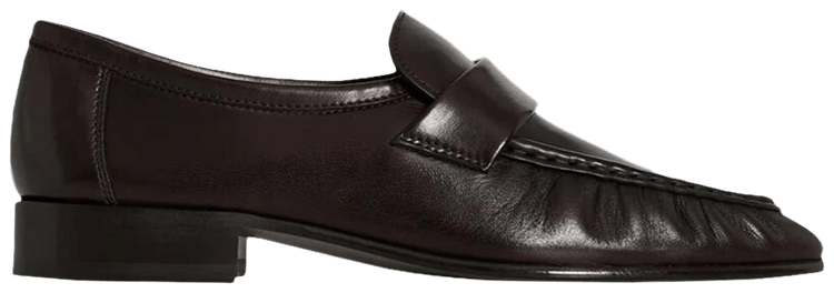 The Row Wmns Soft Loafer Dark Brown