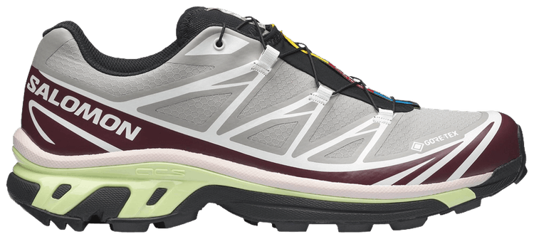 Salomon XT 6 GORE TEX Paloma Maroon Banner