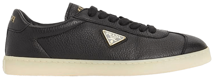 Prada Deerskin Leather Sneaker Black