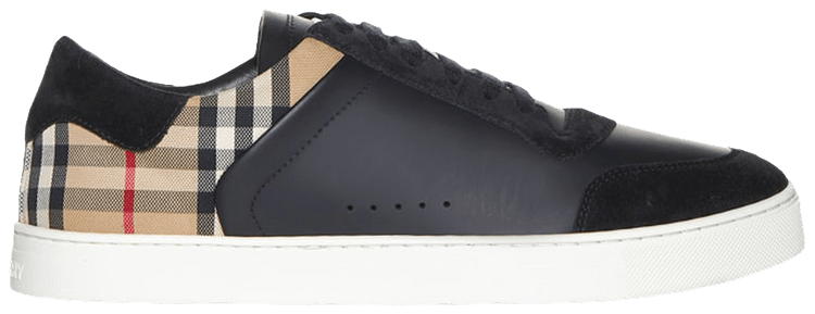 Balmain Burberry Check Sneaker Black Beige