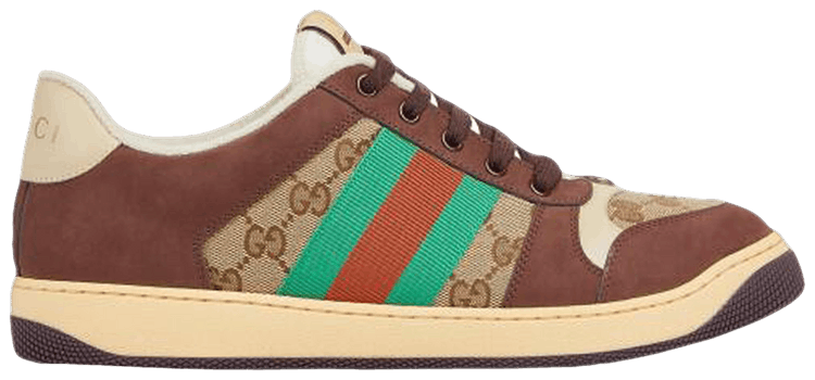Gucci Screener Sneaker Black Dark Brown