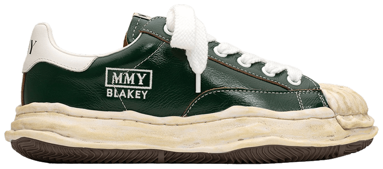 Buy Maison Mihara Yasuhiro Blakey OG Sole Wrinkled Leather Low