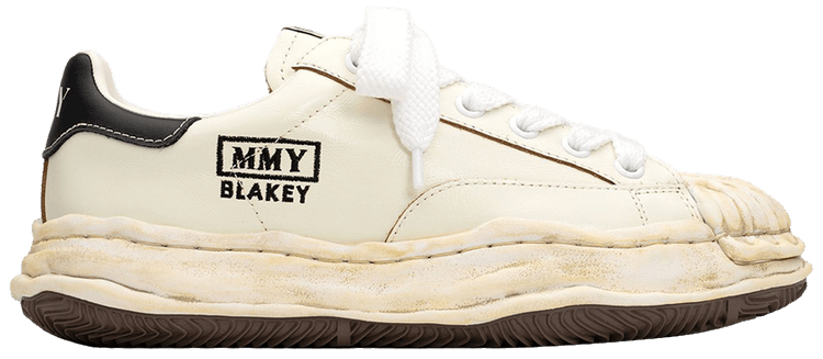 Maison Mihara Yasuhiro Blakey OG Sole Wrinkled Leather Low White