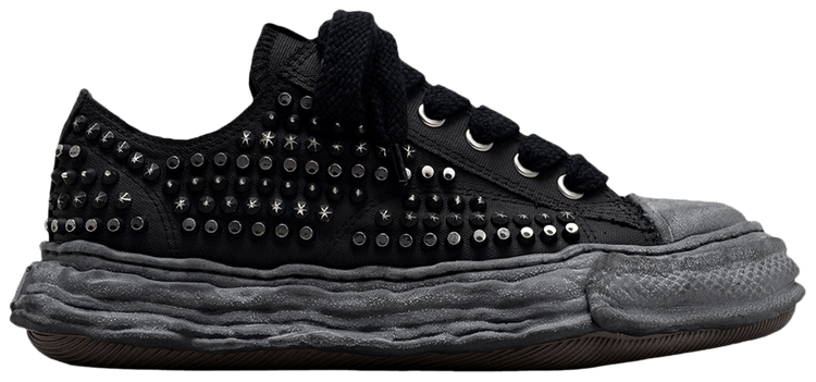 Maison Mihara Yasuhiro Peterson23 Og Sole Studded Canvas Low Black