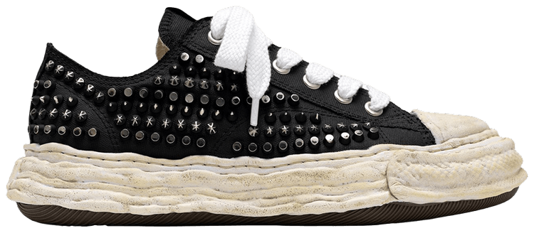 Maison Mihara Yasuhiro Peterson23 Og Sole Studded Canvas Low Black