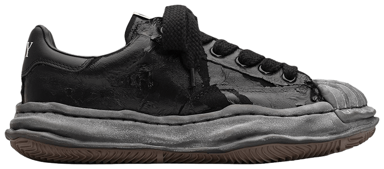 Maison Mihara Yasuhiro Blakey OG Sole Film Attached Canvas Low Black