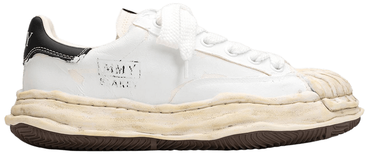Maison Mihara Yasuhiro Blakey OG Sole Film Attached Canvas Low White