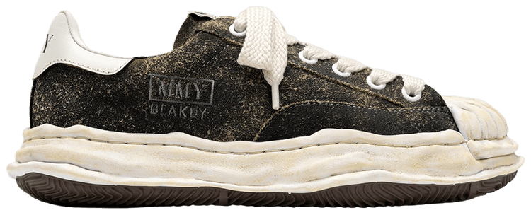 Maison Mihara Yasuhiro Blakey OG Sole Vintage Suede Low Black