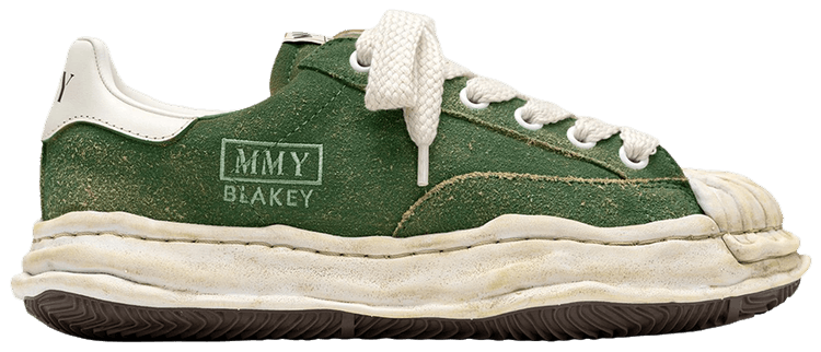Maison Mihara Yasuhiro Blakey OG Sole Vintage Suede Low Green