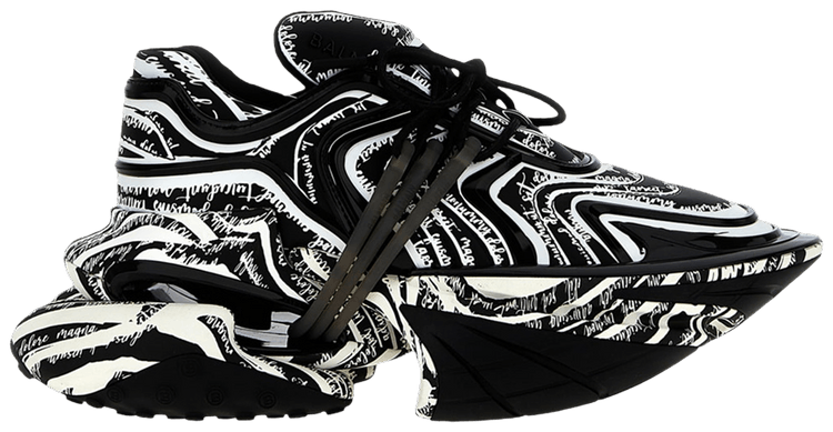 Balmain Unicorn Wave Trainer Black White
