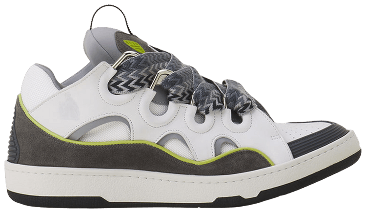 Lanvin Curb Sneaker White Grey