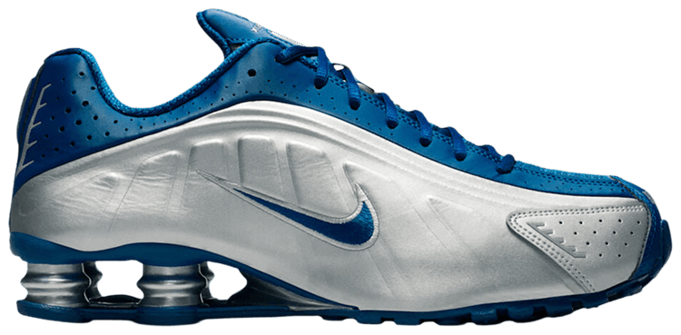 Nike Shox R4 Court Blue Metallic Silver