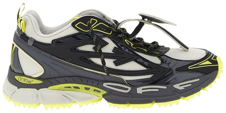 Off White Be Right Back Black Lemon Yellow