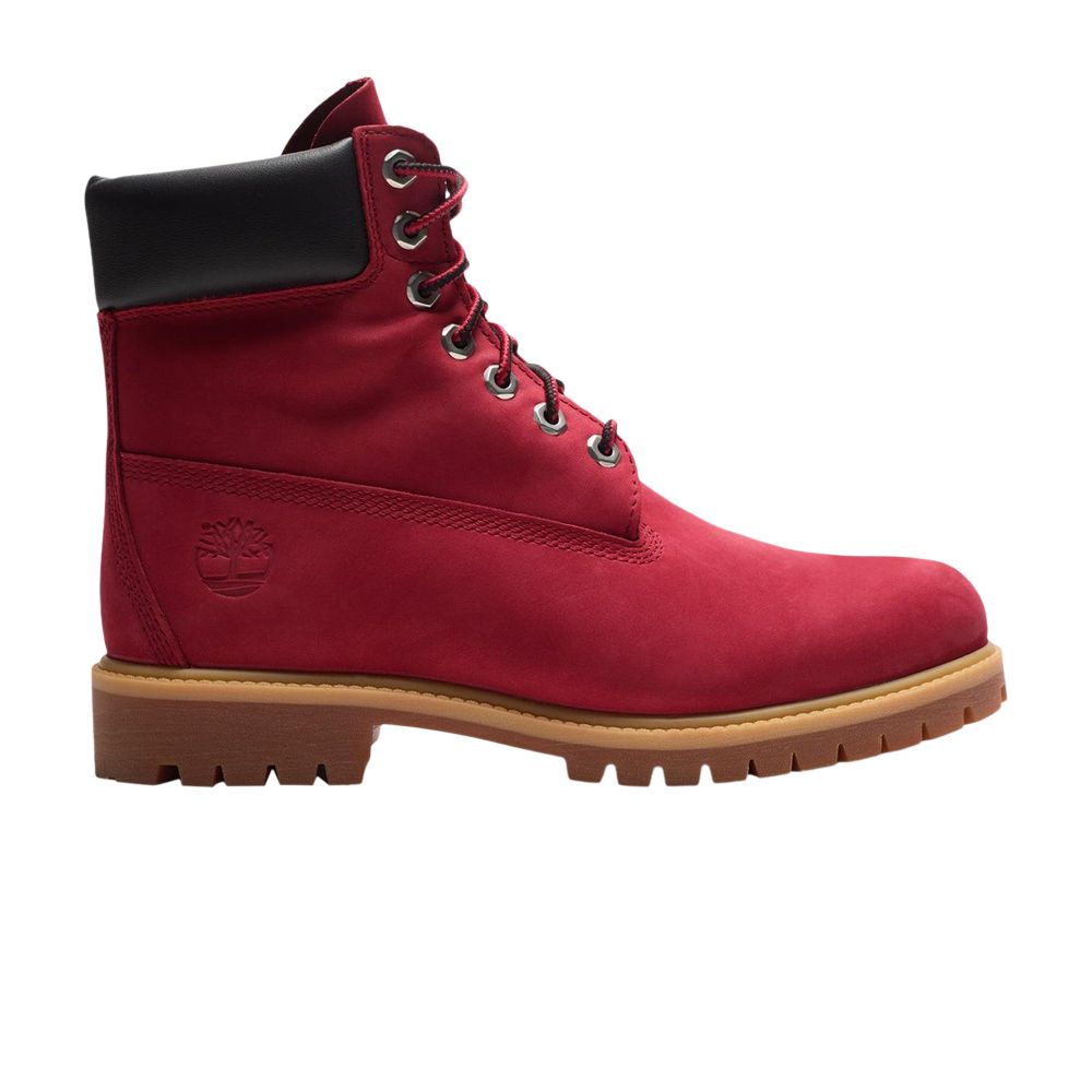 Timberland 6 Inch Premium Waterproof Boot 'Dark Red Nubuck' | Men's Size 9.5 - TB0A41MWEQ1