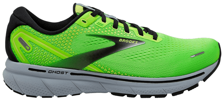 Brooks Ghost 14 Green Gecko Black
