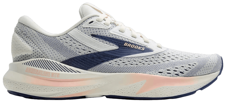 Brooks Wmns Adrenaline GTS 24 Grey Blue Ribbon Peach