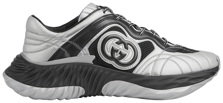 Gucci Wmns Ripple Sneaker Silver Black