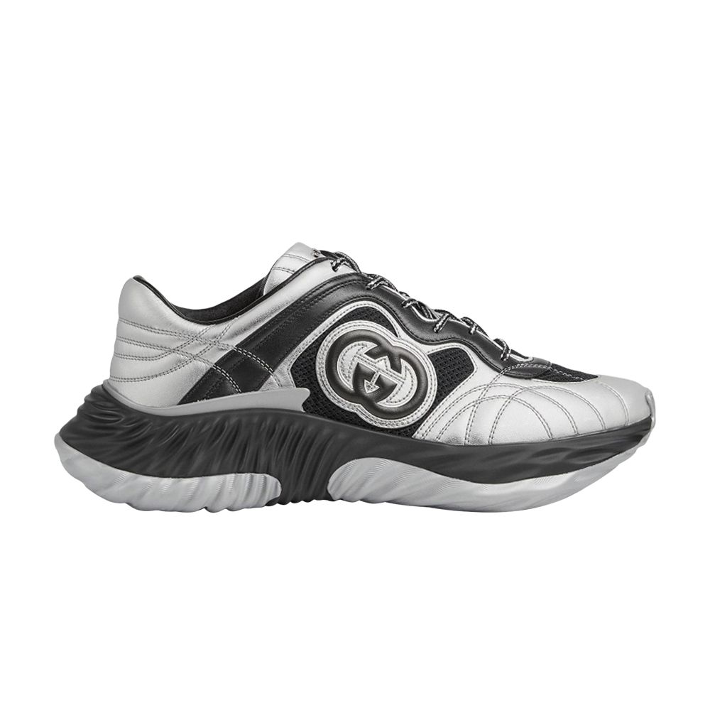 Gucci Wmns Ripple Sneaker 'Silver Black' | Women's Size 9 - 779483-AADAU-8148