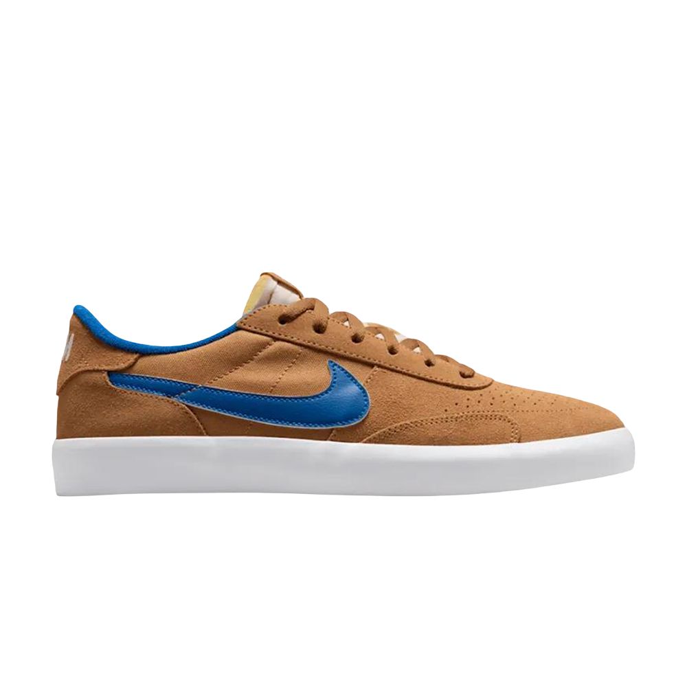 Nike Heritage Vulc SB 'Flax Team Royal' | Tan | Men's Size 9.5 - CD5010-200