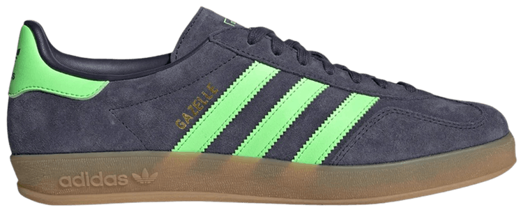 adidas Gazelle Indoor Shadow Navy Lime Burst Cloud White