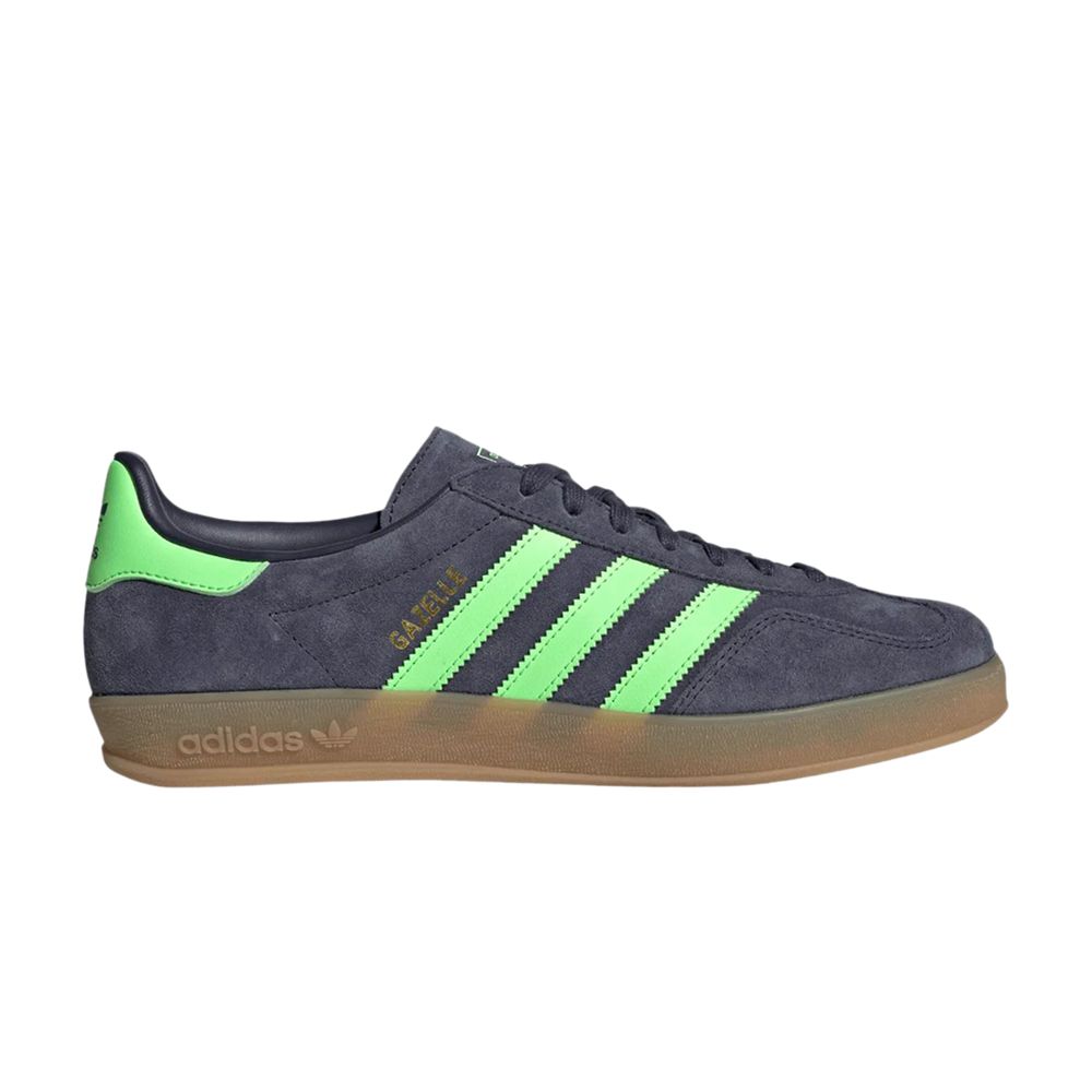 adidas Gazelle Indoor 'Shadow Navy Lime Burst Cloud White' | Blue | Men's Size 8 - JR3842
