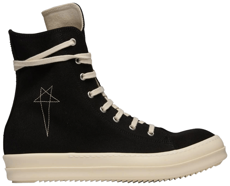 Rick Owens DRKSHDW Vegan Sneaks Black Pearl Milk
