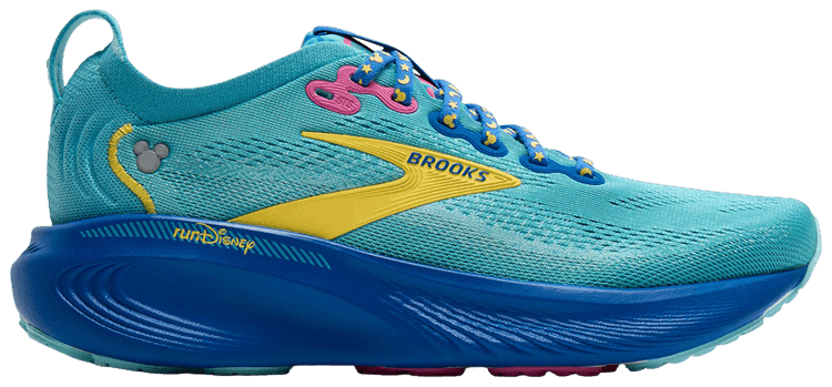 runDisney DL x Brooks Adrenaline GTS 25 Blue Yellow