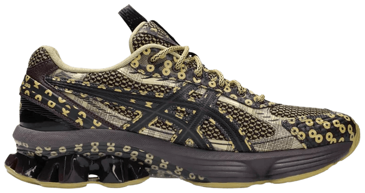 Kiko Kostadinov x ASICS Us7 S Gel Kinetic Fluent Brown Yellow