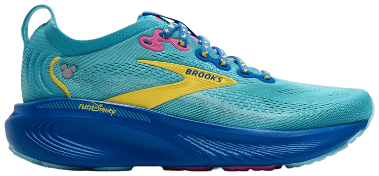 runDisney DL x Brooks Wmns Adrenaline GTS 25 Blue Yellow