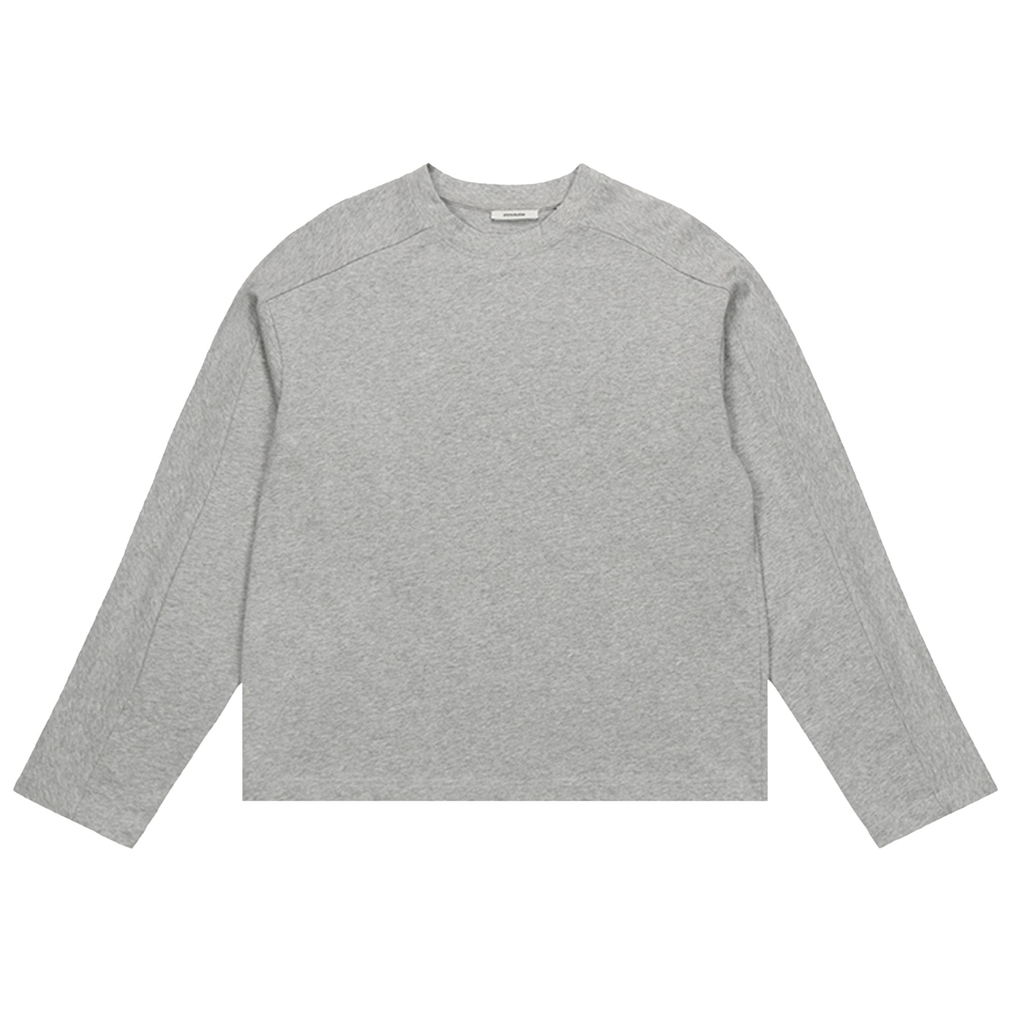 Pre-owned Entire Studios Heavy Long-sleeve 'grey Marle' | Men's Size L In Gray
